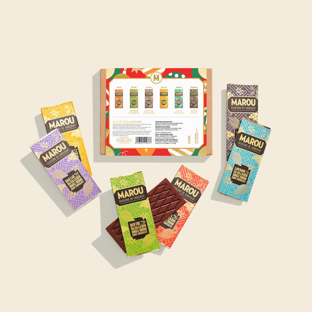 Set 6 Mini Çokollata Mono-origjinë